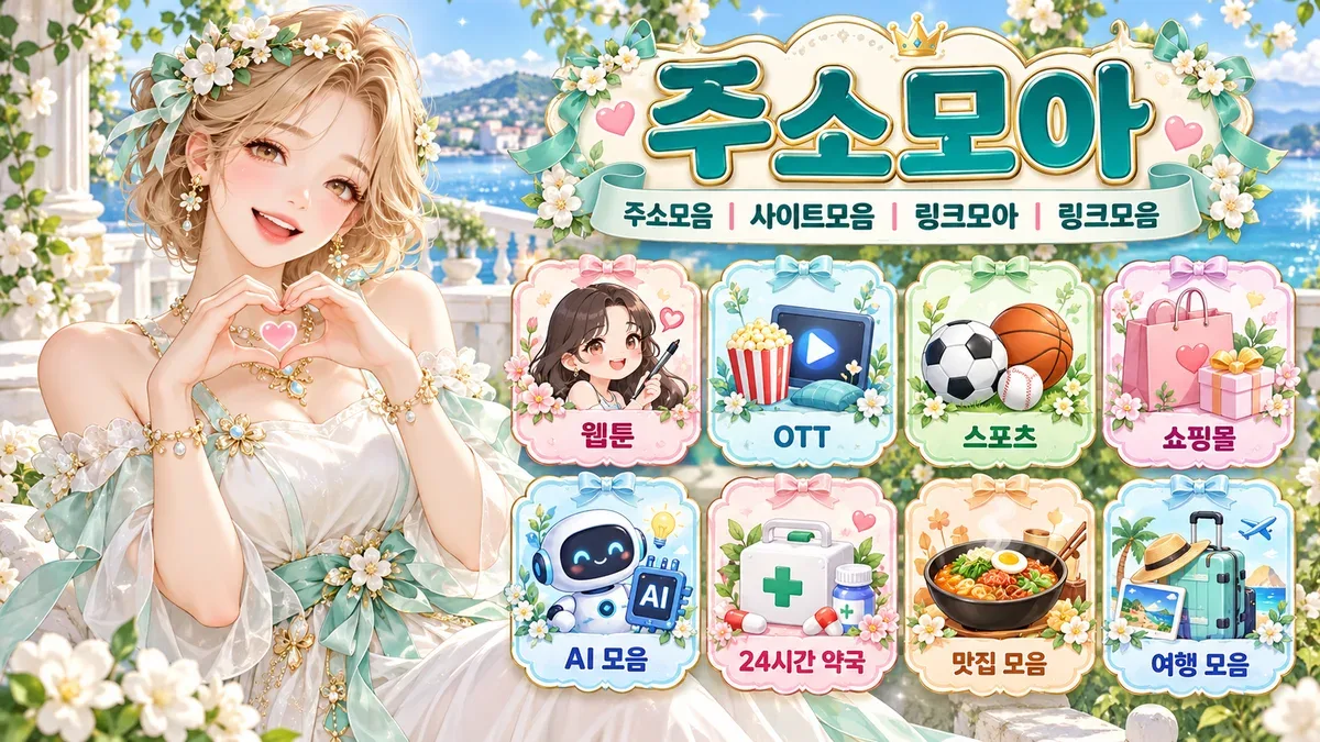 나라군닷컴 주소모아 분야별 공식 사이트 지면