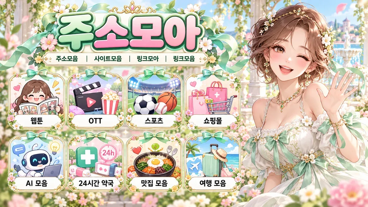 나라군닷컴 주소모아 분야 지면 펼침